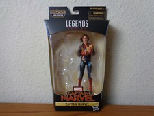 Marvel Legends Captain Marvel with Brown Jacket & Cat - No Kree Sentry BAF 