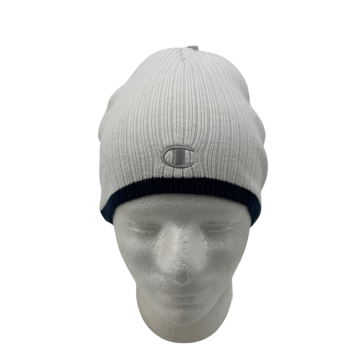 Knit Beanie Champion White Beanie Champion Beanie Youth OSFM One