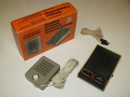 Vintage Tandy Archer Doorphone Parlophone ~ No. 49-9462 ~ Originalverpackt