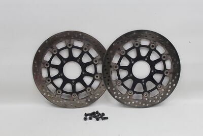 Ducati Hypermotard 1100 EVO Brembo Front Brake Rotors Rotor & Bolts Discs