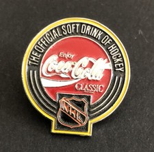 Vintage Coca Cola NHL Pin