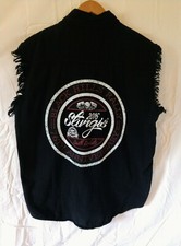 Sturgis Black Hills 2016 76th Anniversary Motorcycle Rally Black Vest Size XL