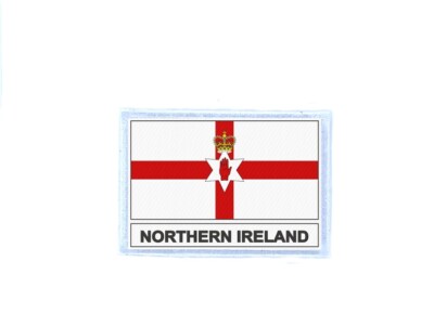 Patch Badge Printed Flag NIR Ireland North