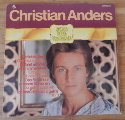 Christian Anders Stars Hits Evergreens Dutch 70s LP