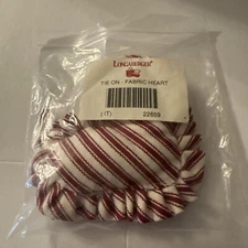 Longaberger Sweetheart Fabric Heart Tie On