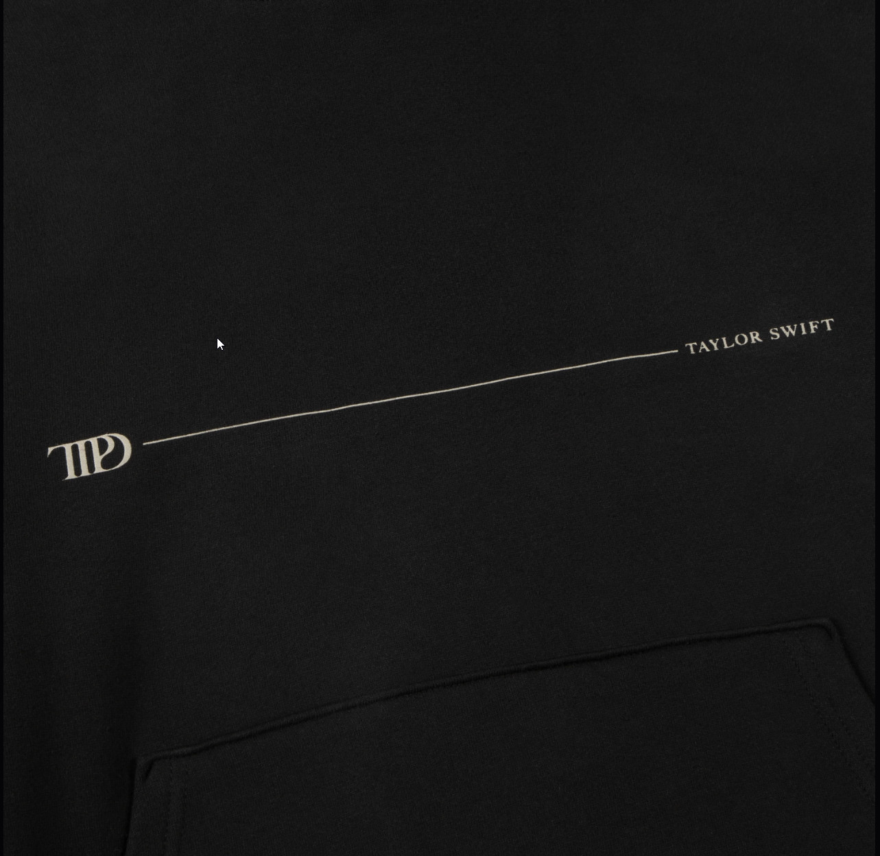 The Tortured Poets Department Spotify Exclusive Black Hoodie - XS image 4