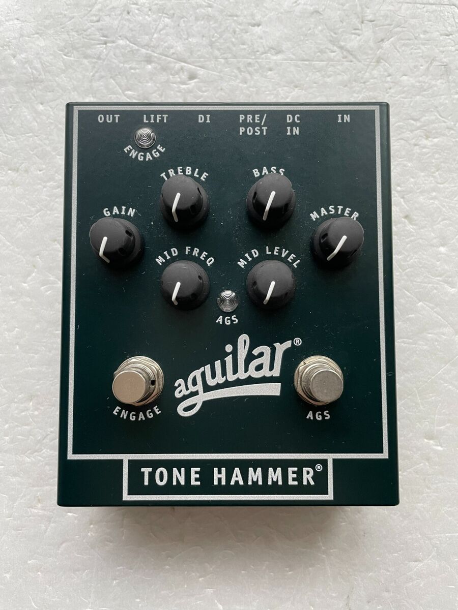 Aguilar Tone Hammer Bass Preamplifier Direct Box Pedal