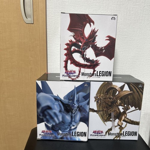 Yu-Gi-Oh! Series Monsters LEGION Slifer Obelisk Ra PVC Figure SET of 3 From JPN - Picture 4 of 5