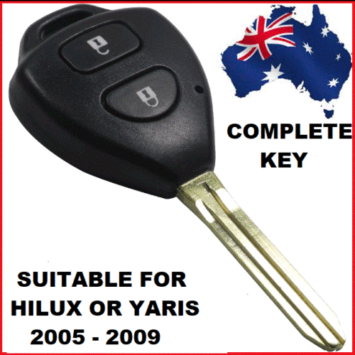 Remote Car Key Suitable for Toyota Hilux or Yaris 2005 2006 2007 2008 2009  4D67 - Picture 1 of 6