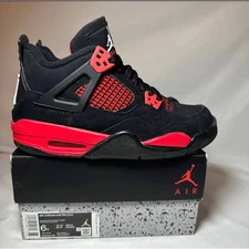 Size 6 - Nike Air Jordan 4 Retro GS Red Thunder Men's Shoes