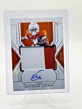 Matthew Golden |  2025 National Treasures Collegiate | RPA | Silver /39 | #52 RC