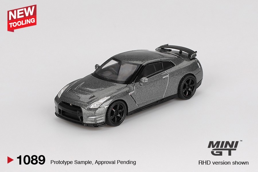 Mini GT 1:64 NISSAN GT-R 2013 Dark Metal Gray (NISMO R35 CRS