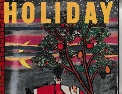 HOLIDAY 1956 magazine ST. REGIS HOTEL MARLON BRANDO NORMAN ROCKWELL ROGER ANGELL