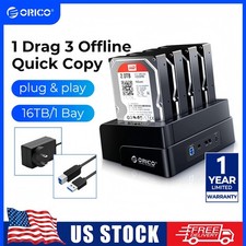ORICO USB3.0 4 Bay Hard Drive Docking Station for 2.5/3.5 inch HDD SSD Off Clone