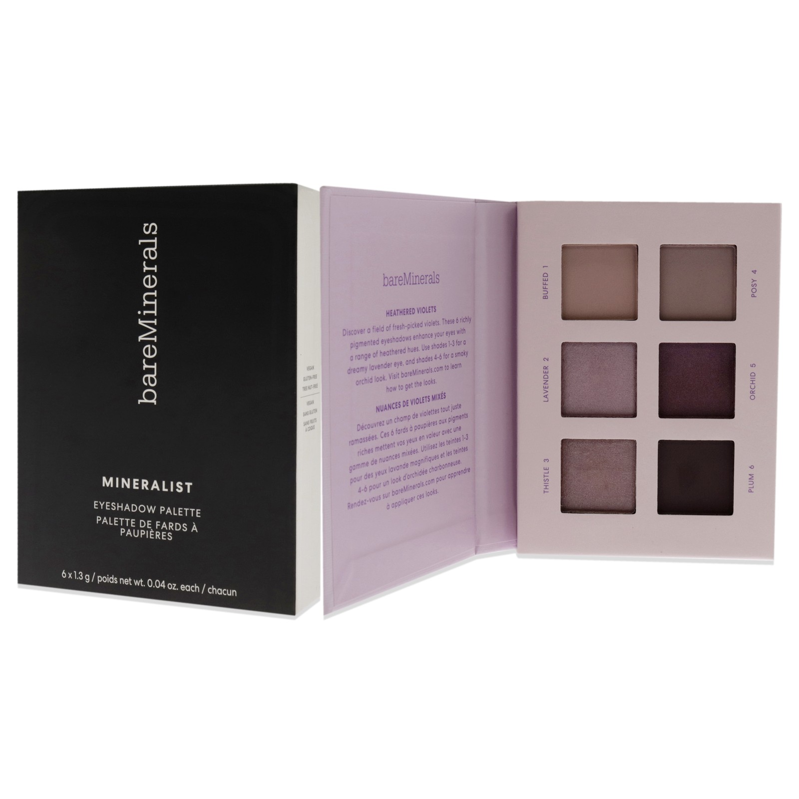 Mineralist Eyeshadow Palette - Heathered by bareMinerals - 0.24 oz Eye Shadow
