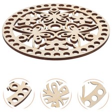 2 szt. Koszydełkowe dno Drewniane dno do torby dziewiarskiej Podstawa