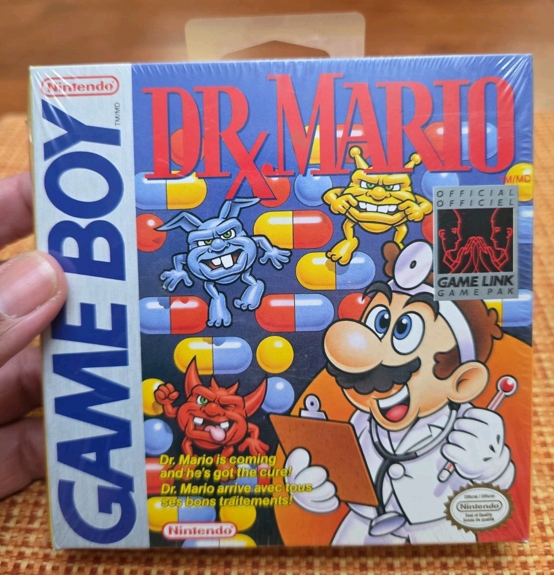 Brand New Dr. Mario Original Nintendo Gameboy Factory Sealed 🇨🇦 Release 1990