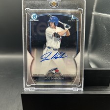 2023 Topps Bowman Draft Chrome Autographed Jace Bohrofen #CDA-JBO Blue Jays