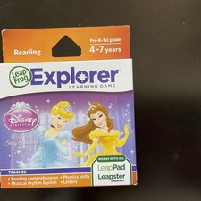 NEW Sealed LeapFrog Explorer READING Game Disney Princess Ages 4  7