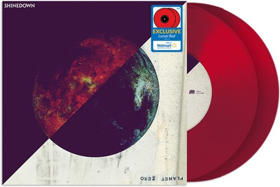 #ad Shinedown Planet Zero Walmart Exclusive New Vinyl LP Colored Vinyl Red $30.62