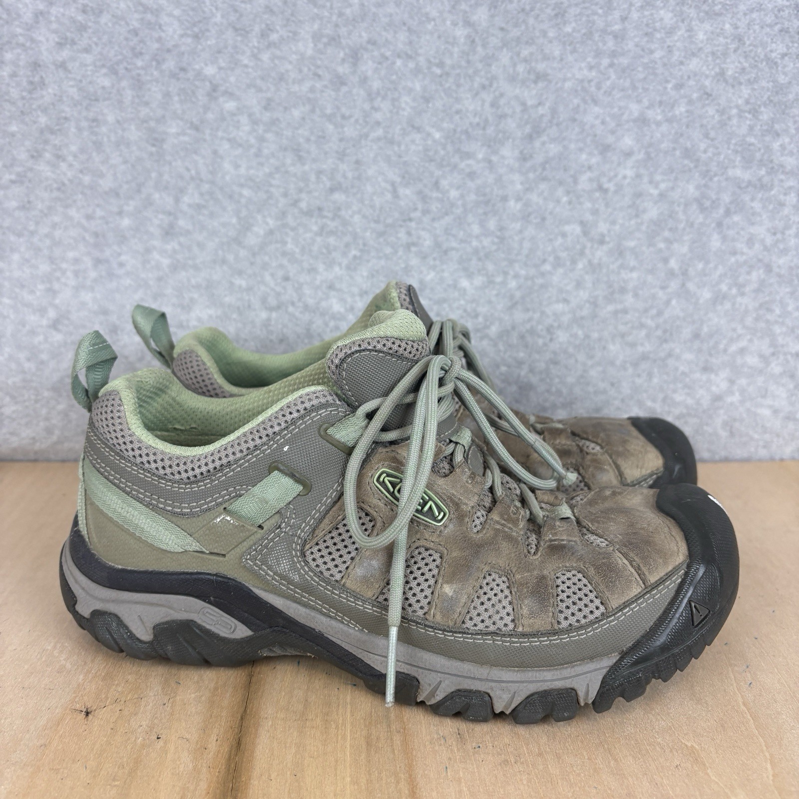 Scarpe Keen Targhee Vent donna taglia 9 grigio verde escursionismo sentiero impermeabili