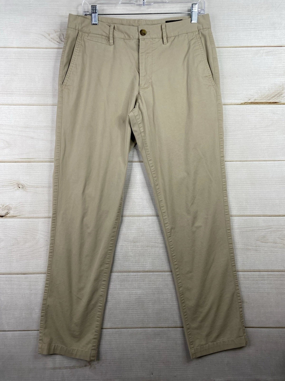 Bonobos Golf Pants Mens 32x32 Beige Lightweight Performance Stretch Polyester
