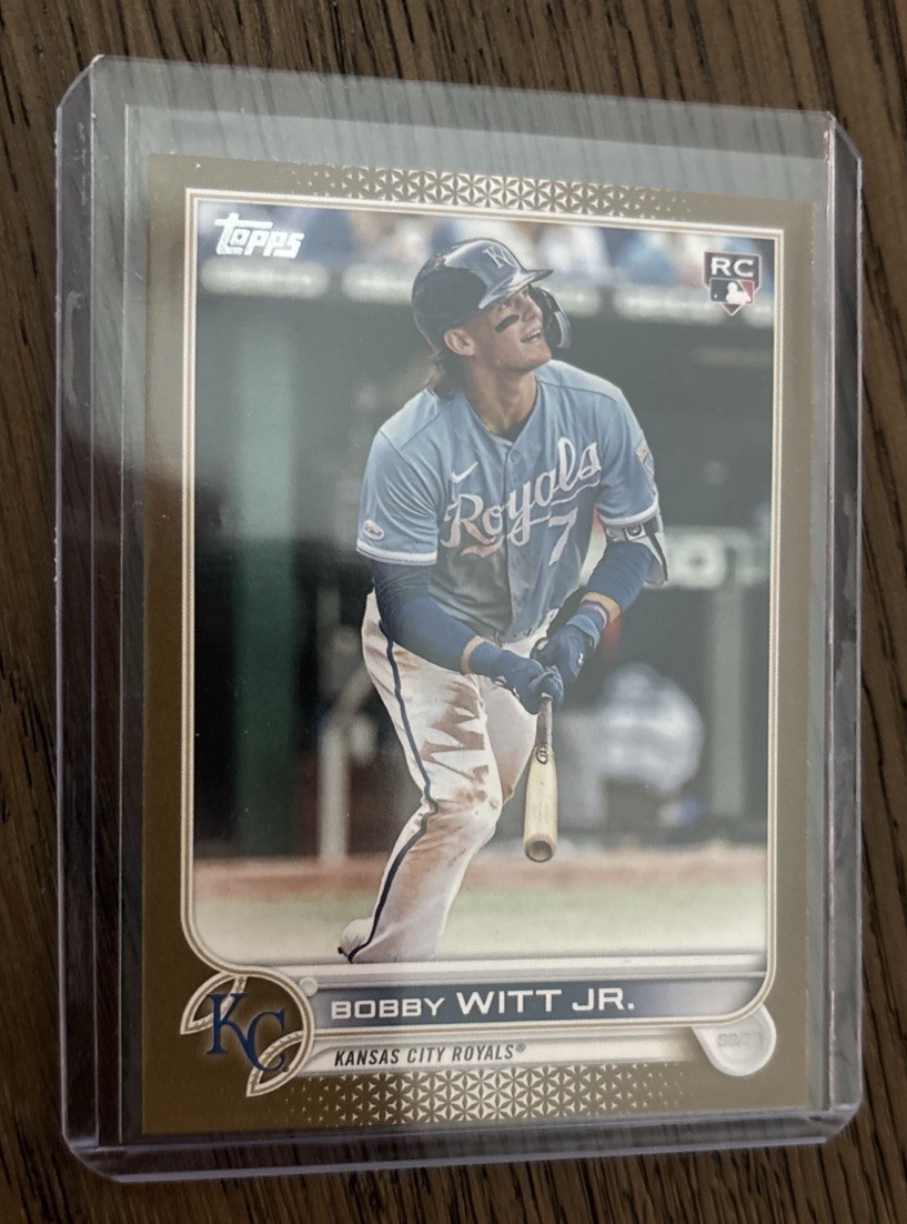 2022 Topps Update Series - Bobby Witt Jr. #US100 Gold /2022 (RC)