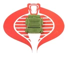 GI Joe Weapon Scrap Iron Backpack 2004 Original Figure Accessory