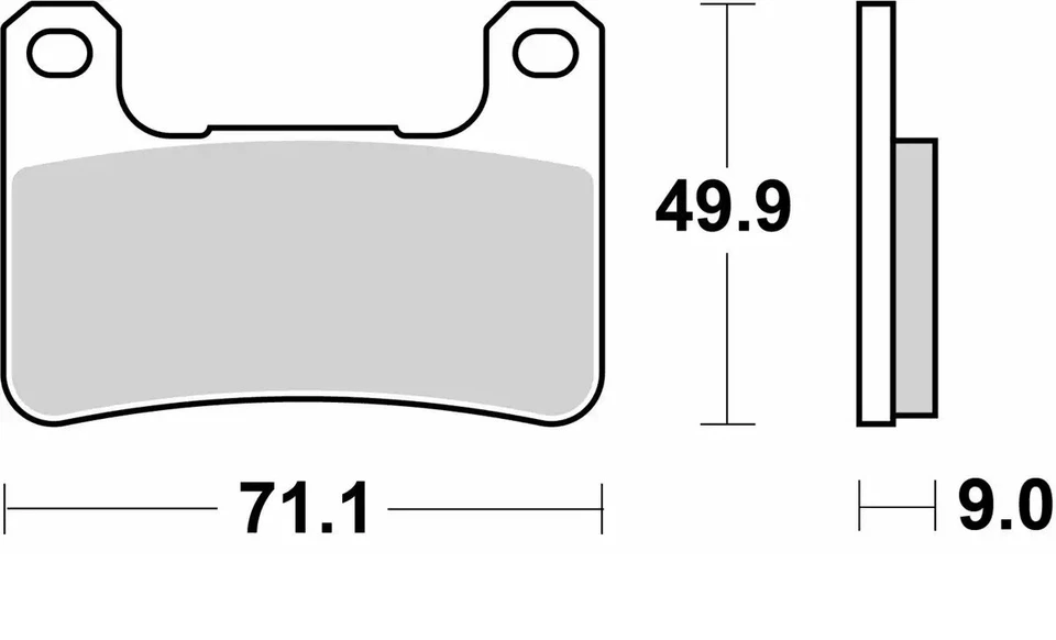 SBS Front Race Brake Pads Suzuki GSXR 600 & GSXR750 2004-2010 Race Sinter 806RST - image 2 of 3