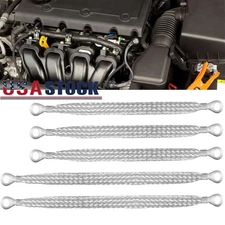 5× Universal Automotive Ground Strap Tinned Copper Car Engine Ground Strap Cable