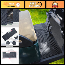 Durable Non-Slip Golf Cart Floor Mat for Club Car Precedent - Black, Improved Fi