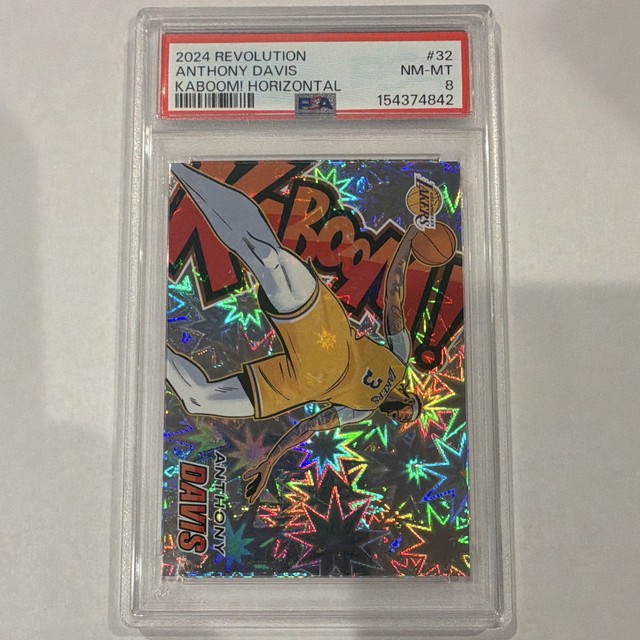 Panini 2024-25 Revolution Kaboom! Horizontal Anthony Davis #32 Lakers PSA 8