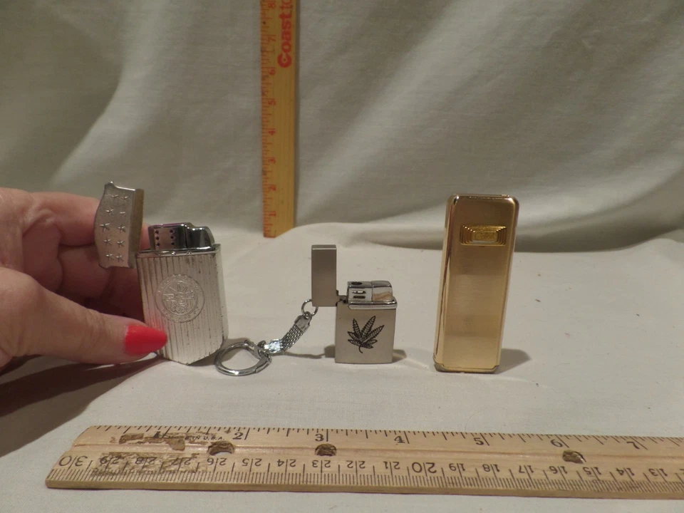 Cigarette lighters-butane-vintage-lot of 3 - Image 3 of 3