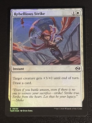 MTG Tarkir: Dragonstorm Rebellious Strike Foil 0020 NM