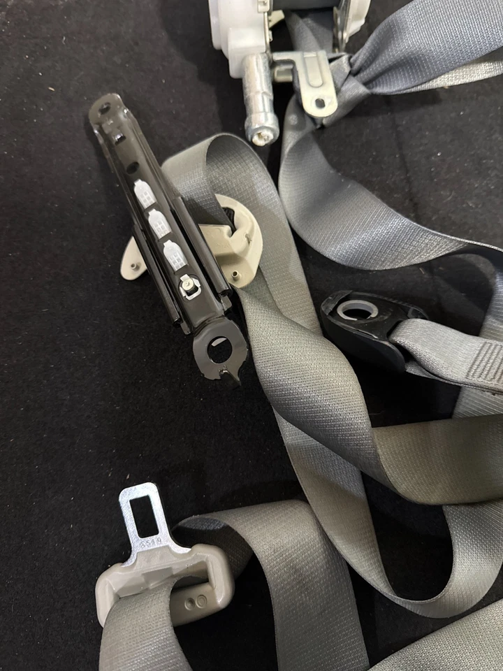 Cinturón de seguridad delantero derecho gris Toyota Corolla L LE S 2014-2016 FABRICANTE DE EQUIPOS ORIGINALES Foto 3 de 3