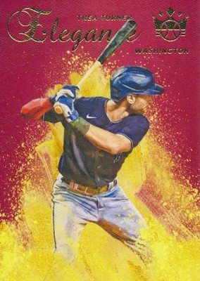 2021 Panini Diamond Kings ELEGANCE #6 TREA TURNER - Washington Nationals