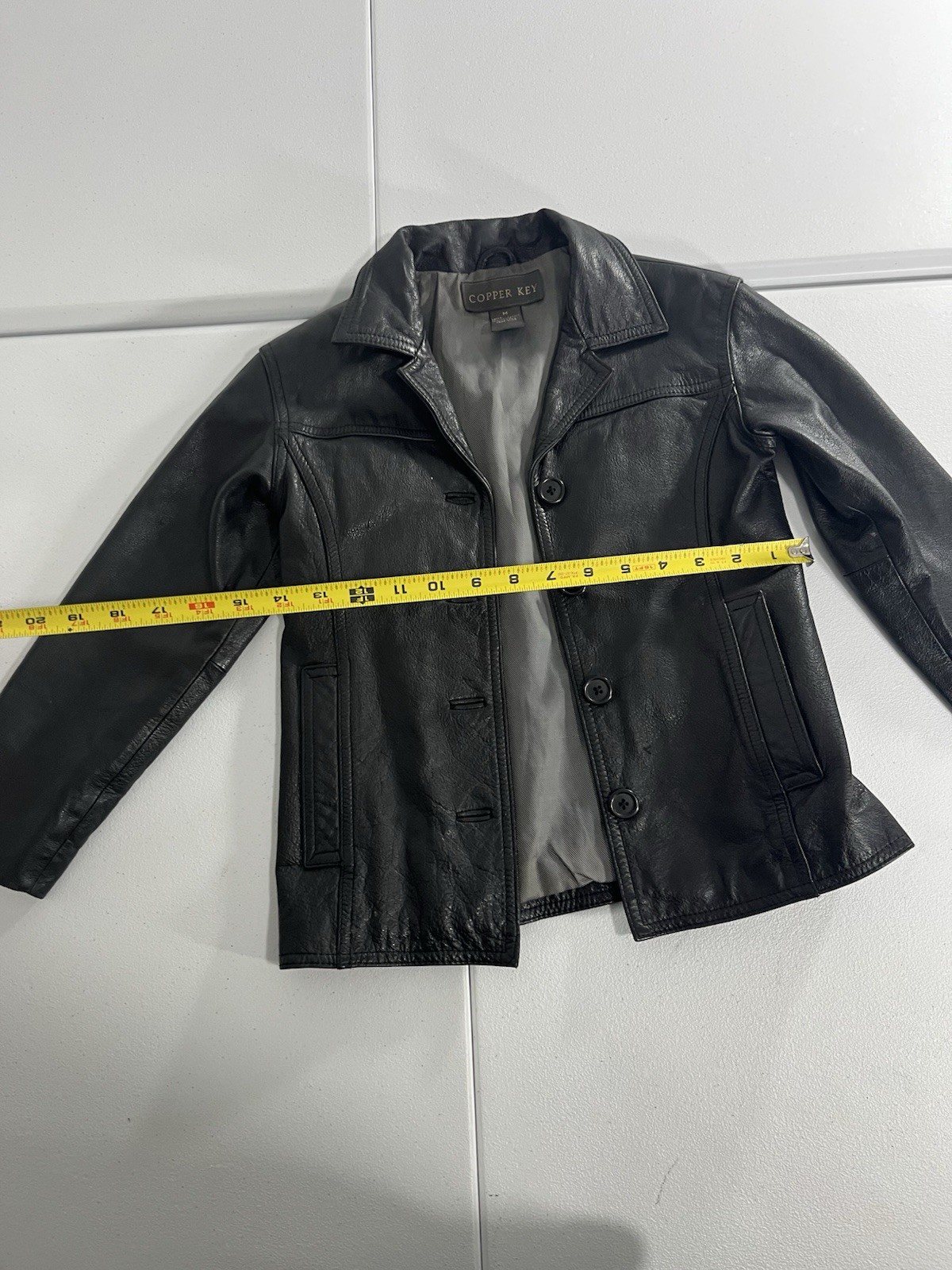 Copper Key Leather Jacket Size Medium  Women’s - image 5