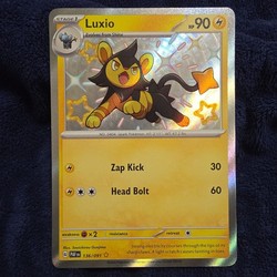 Luxio - 136/091 - Shiny Rare - Paldean Fates