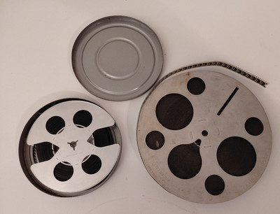 Vintage Lot of 2 Reel to Reel Tapes 7'' Eastman Kodak (USA) & 4.5'' Eumig (Austria