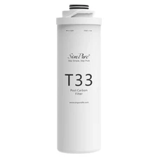 SimPure T1-100 / T1-400UV T33 Filter Replacement Cartridge 3-6 Months Replace...