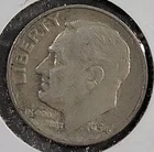 1954-S Roosevelt 90% Silver Dime *C836