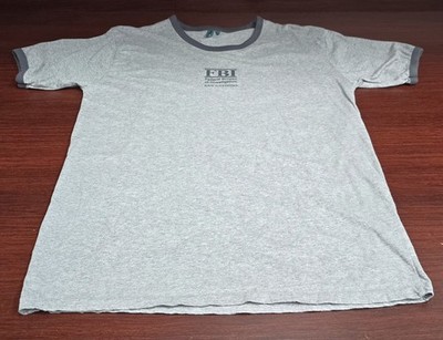 FBI Federal Bureau Of Investigation San Antonio T Shirt Sz Large L Gray Texas