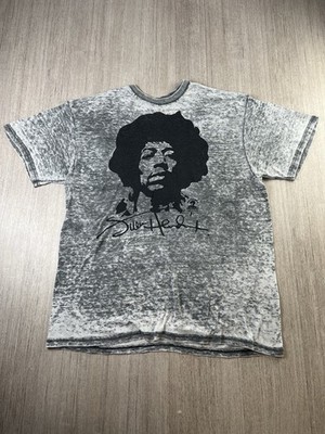 Ripple Junction Jimi Hendrix T-Shirt Acid Wash Grau XL Vintage Graphic Rock Tee