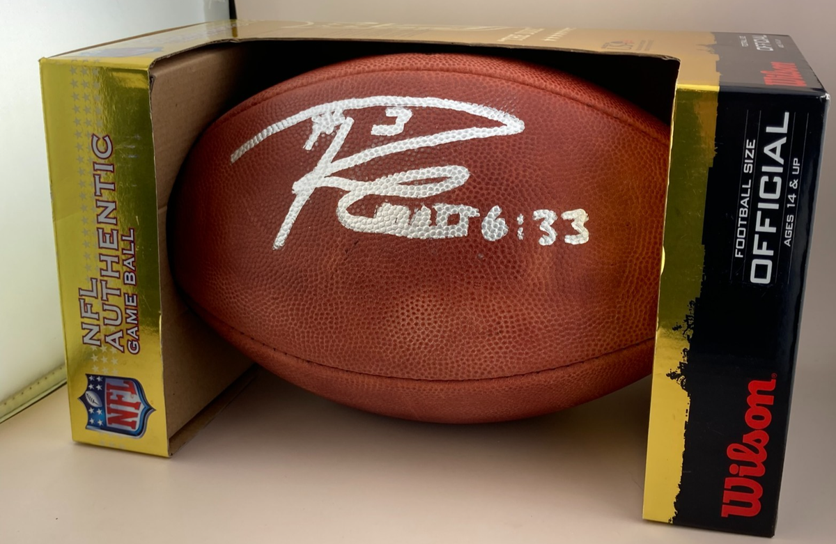 Russell Wilson Signed Autographed Game Football The Duke Wilson