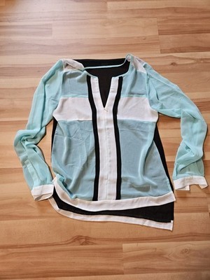 BCBG Max Azria Bluse Türkis Größe M 