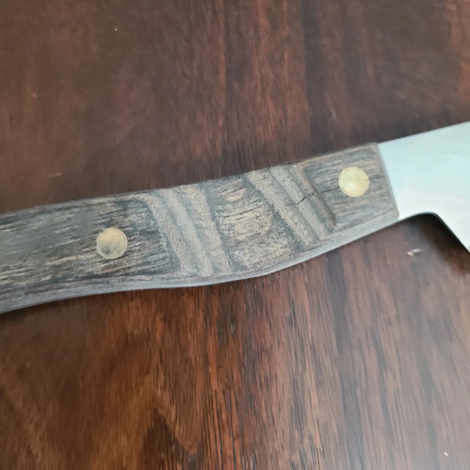 Cuchillo de Chef Francés Punta de Flecha EKCO Afilado De Colección 13-1/2” Hecho en EE. UU. Foto 3 de 4