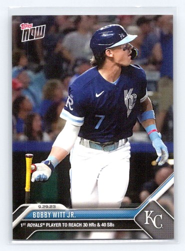 2023 Topps Now 939 Bobby Witt Jr.