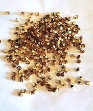 Swarovski 5328 3mm bicone beads, Aurum 36pcs