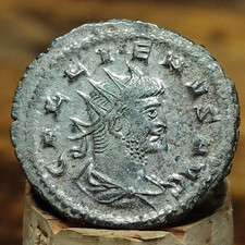Gallienus  Roman coin, Sol reverse, ancient Antoninianus,  W221