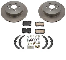 Rear Premium Disc Brake Rotors Ceramic Pads for Lexus GS350 07-11 5pc